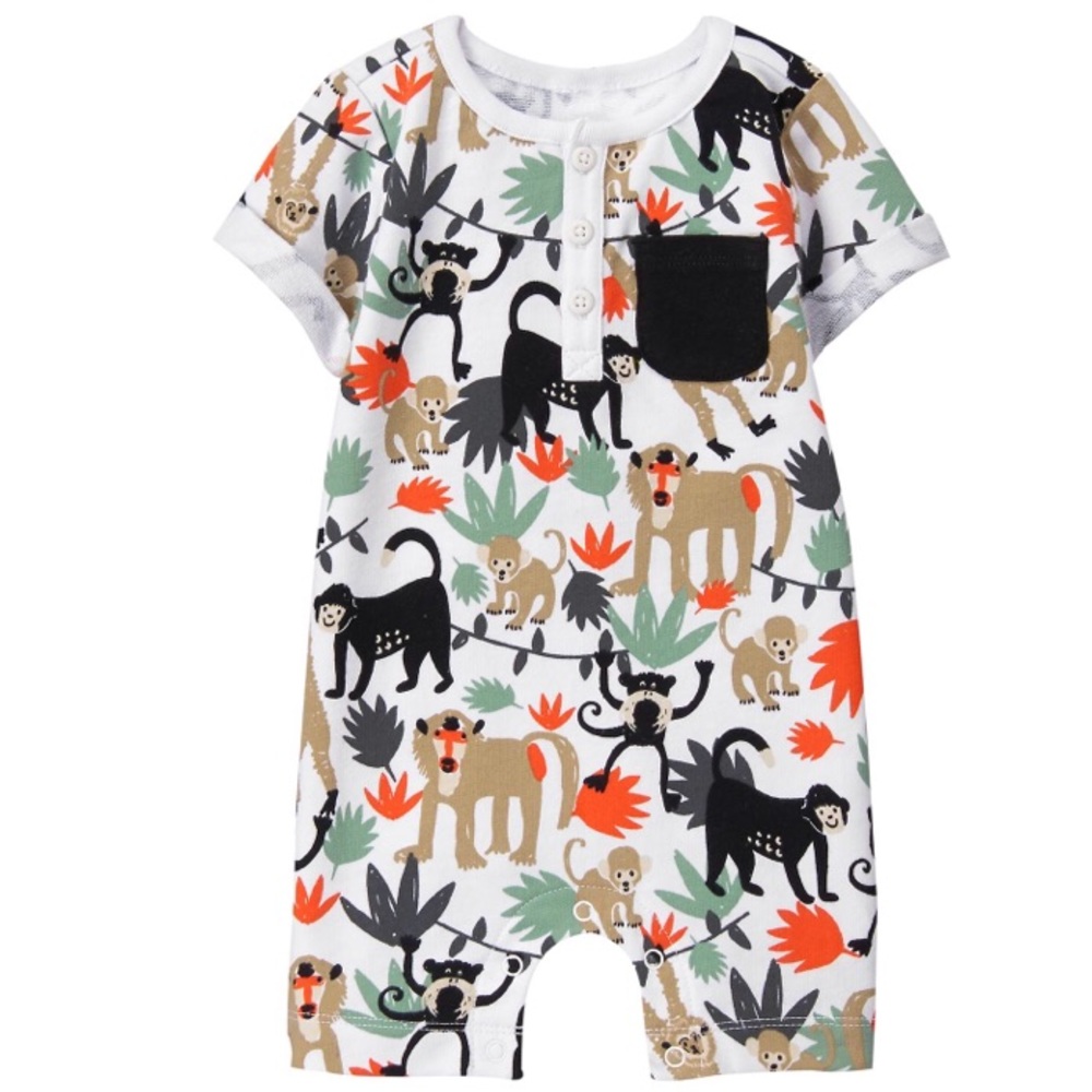 Gymboree Jungle Jam Monkey One Piece 18-24mo